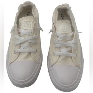 Converse Chuck Taylor All Star Shoreline Low Top Canvas Sneakers in Cream/Egret